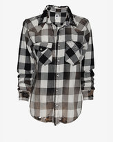 Thumbnail for your product : NSF Destroyed Buffalo Check Shirt