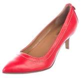 Thumbnail for your product : Calvin Klein Jeans Leather Pointed-Toe Pumps