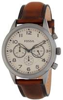 Thumbnail for your product : Fossil Men's Leather Watch, 43mm