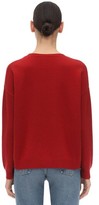 Thumbnail for your product : Max Mara Intarsia Logo Cashmere Knit Sweater