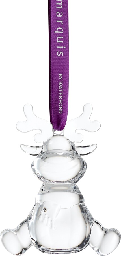 Waterford Marquis Reindeer Crystal Ornament