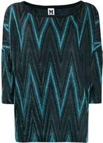 Thumbnail for your product : M Missoni Lurex Zig Zag Blouse