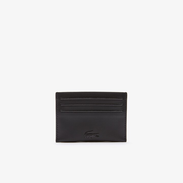 Lacoste Mens Urban Breathe Smooth Leather Card Holder - ShopStyle Wallets