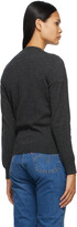 Thumbnail for your product : Comme des Garçons PLAY Play Grey Wool Layered Double Heart Cardigan