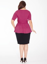 Thumbnail for your product : IGIGI Janelle Plus Size Top in Bright Rose