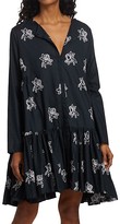 Thumbnail for your product : Merlette New York Caliza Floral Embroidered Tunic Dress