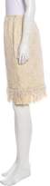 Thumbnail for your product : Lafayette 148 Jacquard Embellished Skirt gold 148 Jacquard Embellished Skirt