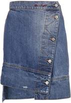 Anglomania Ripped Liz Skirt Blue Denim Size 26