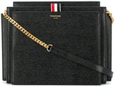 Thumbnail for your product : Thom Browne Lucido Square leather shoulder bag