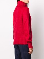 Thumbnail for your product : Gianluca Capannolo Mohair-Blend Roll Neck Jumper