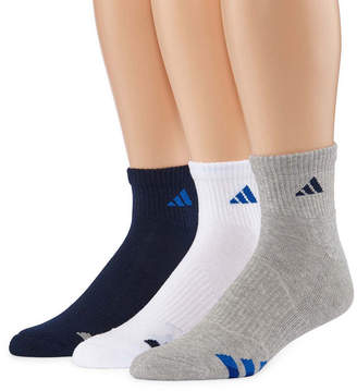 adidas 3-pk. Athletic Cushioned Quarter Socks
