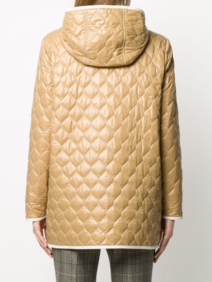 Fay Quilt Hooded Padded Jacket