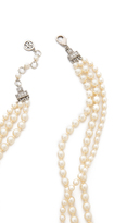 Thumbnail for your product : Ben-Amun Crystal Flower Imitation Pearl Necklace