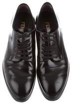 Thumbnail for your product : Fendi Leather Derby Shoes