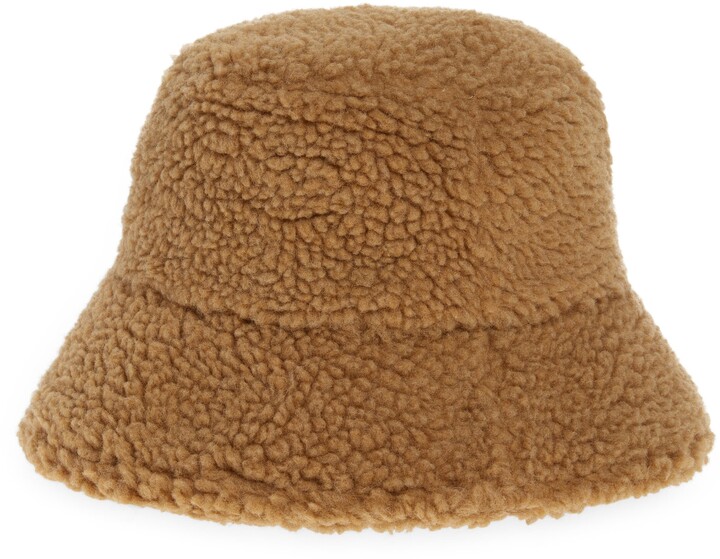 LACK OF COLOR Teddy Fleece Bucket Hat - ShopStyle