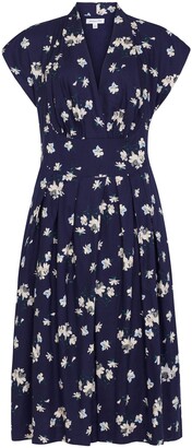 Emily And Fin Flora Navy Freesia Dress