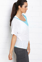 Thumbnail for your product : Forever 21 SPORT Relaxed Colorblocked Studio Top