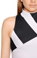 Thumbnail for your product : adidas STRETCH MESH INTARSIA STRIPE DRESS
