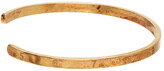 Thumbnail for your product : Maison Margiela Gold Semi-Polished Numbers Bracelet