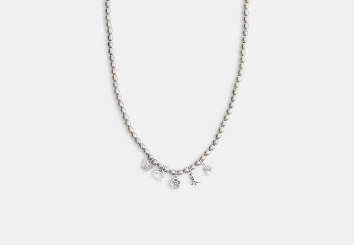 Coach Outlet Butterfly And Rexy Charm Pearl Necklace