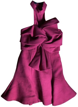 C/Meo Burgundy Polyester Dresses