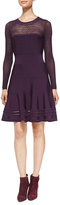 Thumbnail for your product : Diane von Furstenberg Body-Conscious Knit Fit-and-Flare Dress