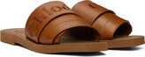 Thumbnail for your product : Chloé Brown Woody Slides