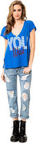 Thumbnail for your product : Local Celebrity The You Wish Logan V Neck Top in Royal