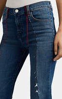 Thumbnail for your product : J Brand X KOZABURO Women's Jolene Patchwork Crop Flare Jeans - Blue