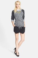 Thumbnail for your product : Kensie Asymmetric Wrap Front Skort