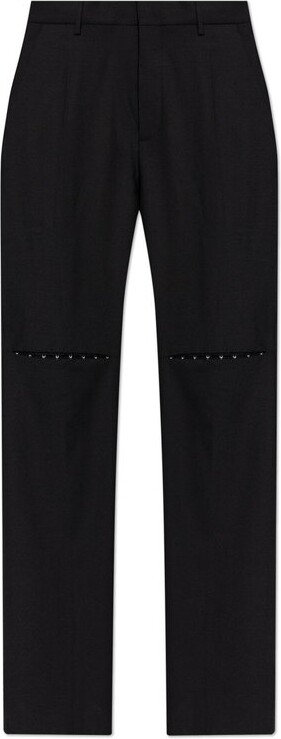 DSQUARED2 Straight Leg Creased Trousers