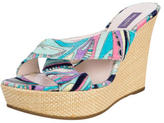 Thumbnail for your product : Emilio Pucci Platform Wedge Sandals