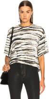Thumbnail for your product : Proenza Schouler Tie Dye Tissue Jersey Short Sleeve Tee in Lavender, Green & Black | FWRD