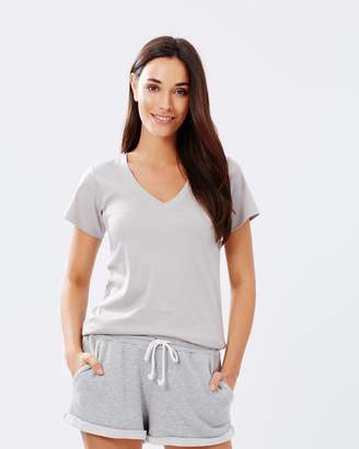 Organic Pima Cotton T-Shirt - Light Grey