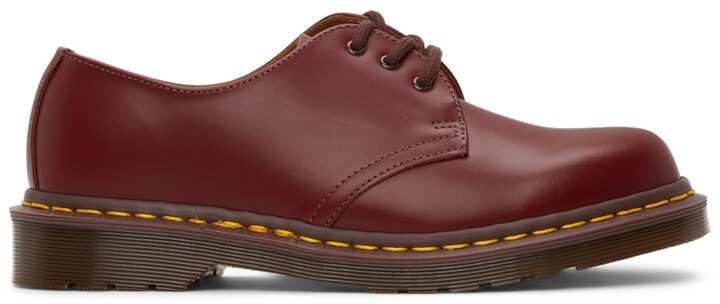 Dr. Martens Red Quilon Vintage 1461 Derbys - ShopStyle Lace-up Shoes