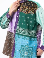 Thumbnail for your product : Children of the Discordance Paisley-Print Panelled Shirt