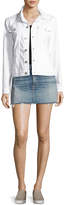 Thumbnail for your product : Hudson Vivid Denim Mini Skirt W/ Released Hem, Indigo