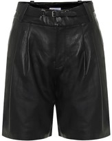 Thumbnail for your product : RED Valentino Leather Bermuda shorts