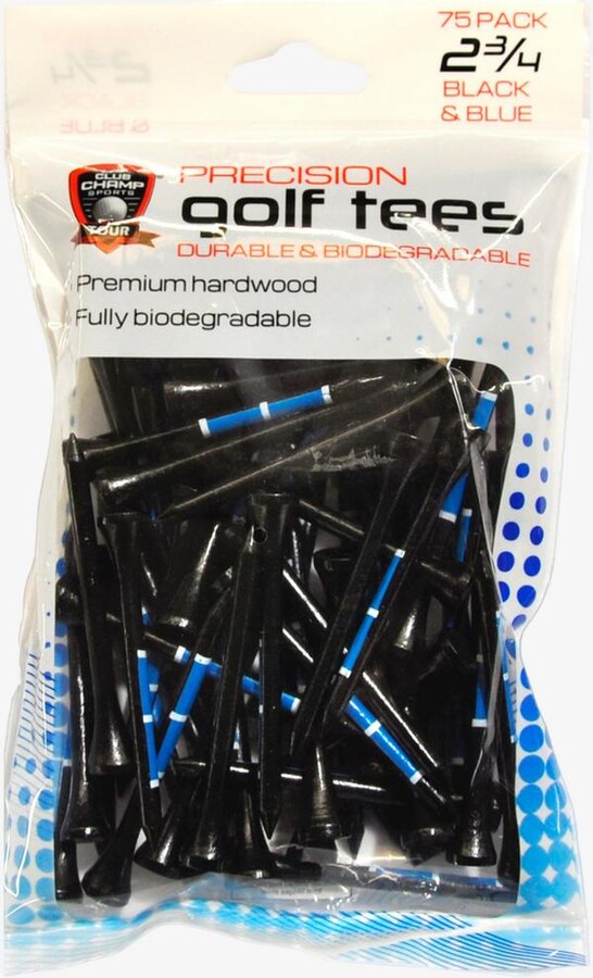 Club Champ Sports Precision Golf Golf Tees Height Control 2-3/4" 75-Pack
