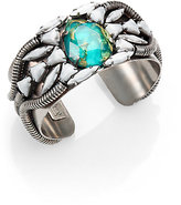 Thumbnail for your product : Dannijo Aviva Crystal Cluster Cuff Bracelet