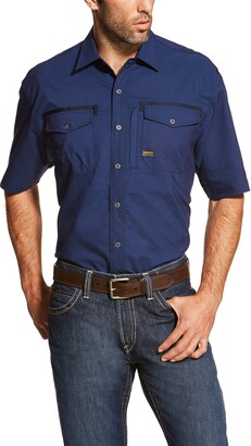 Ariat Men's Big and Tall Rebar Sleeve Work Shirt