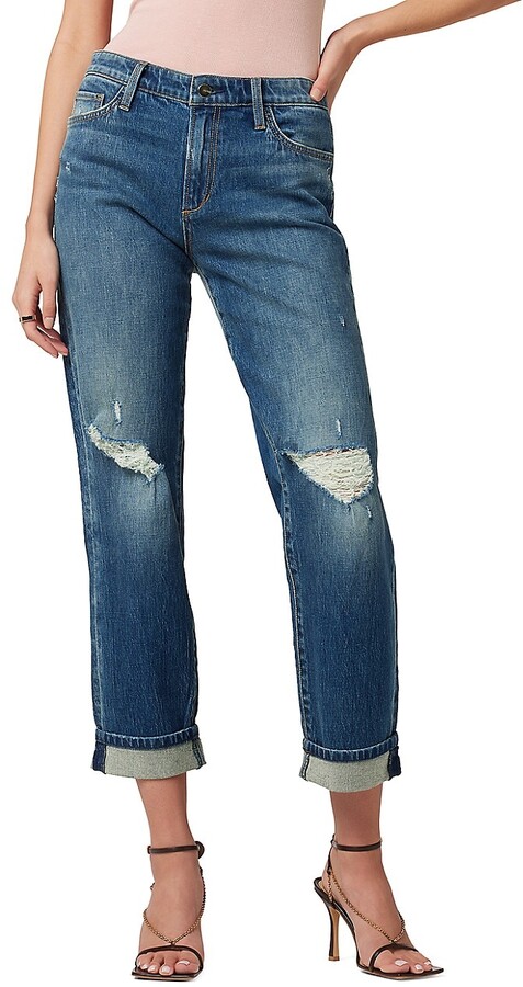 Apt.9 Modern Fit Slim Cuffed Capri Jeans Pants Womens 8-16 Black Wash New $44