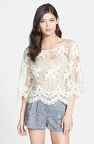 Thumbnail for your product : Chelsea28 Floral Lace Top