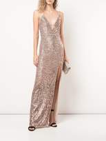 Thumbnail for your product : Aidan Mattox sequined v-neck gown