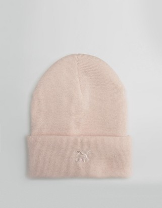 Puma Archive No 1 Beanie In Pink Exclusive To ASOS 02142805