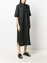 Thumbnail for your product : Ganni Stud-Embellished Shirt Dress