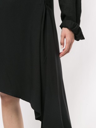 Ann Demeulemeester Asymmetric Midi Skirt