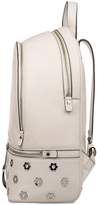 Thumbnail for your product : Michael Kors White Rhea Hammered Leather Backpack