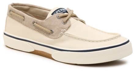 canvas slip on boat shoes