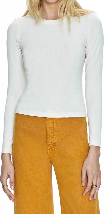 Pistola Denim Bailey Top In Ivory